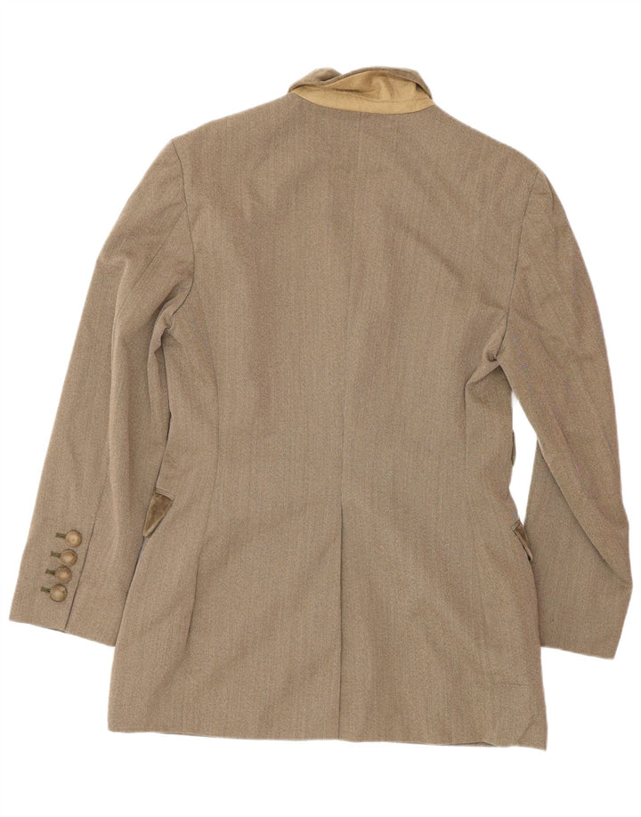 Set fuste 2 piese 3 nasturi MOSCHINO pentru femei UK 12 Medium W28 Maro Clasic