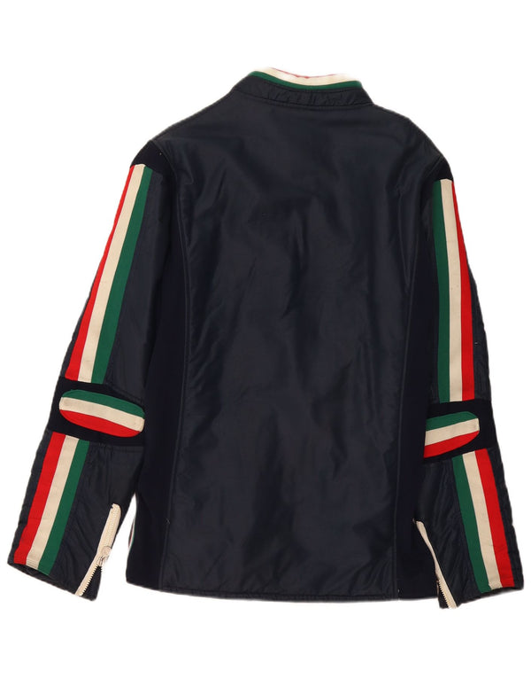 Jachetă Racer pentru bărbați MCROSS UK 38 Medium Bleumarin Colorblock