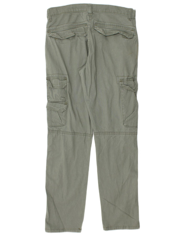 Pantaloni cargo conici pentru bărbați WRANGLER, L29 L30, bumbac verde