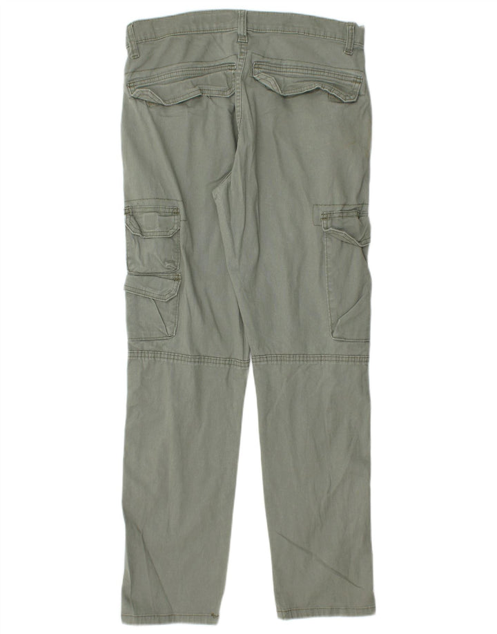 Pantaloni cargo conici pentru bărbați WRANGLER, L29 L30, bumbac verde