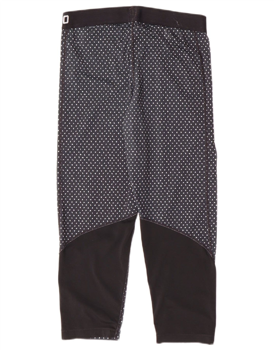 Leggings cu grafice Nike Dri Fit pentru femei UK 14 Sport mari, cu pete, albastru marin