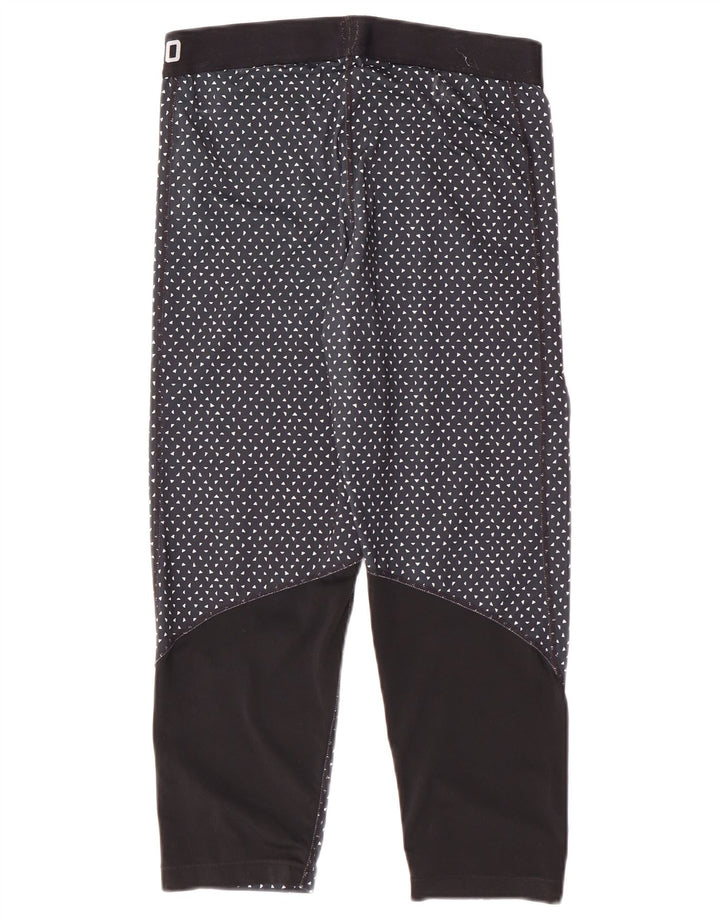 Leggings cu grafice Nike Dri Fit pentru femei UK 14 Sport mari, cu pete, albastru marin