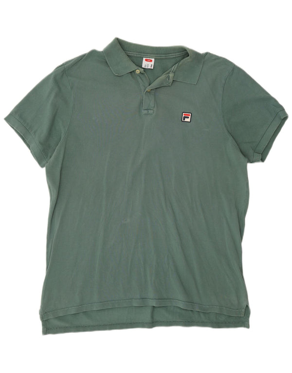 Tricou polo pentru bărbați Fila Tenis XL Verde