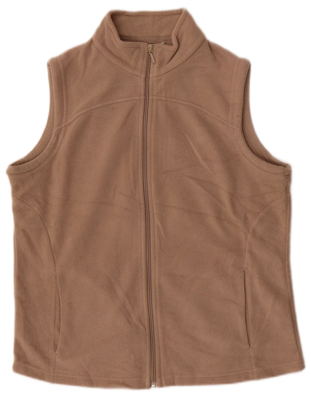 Gilet pentru femei Marks & Spencer Fleece UK 16, mare, bej, poliester