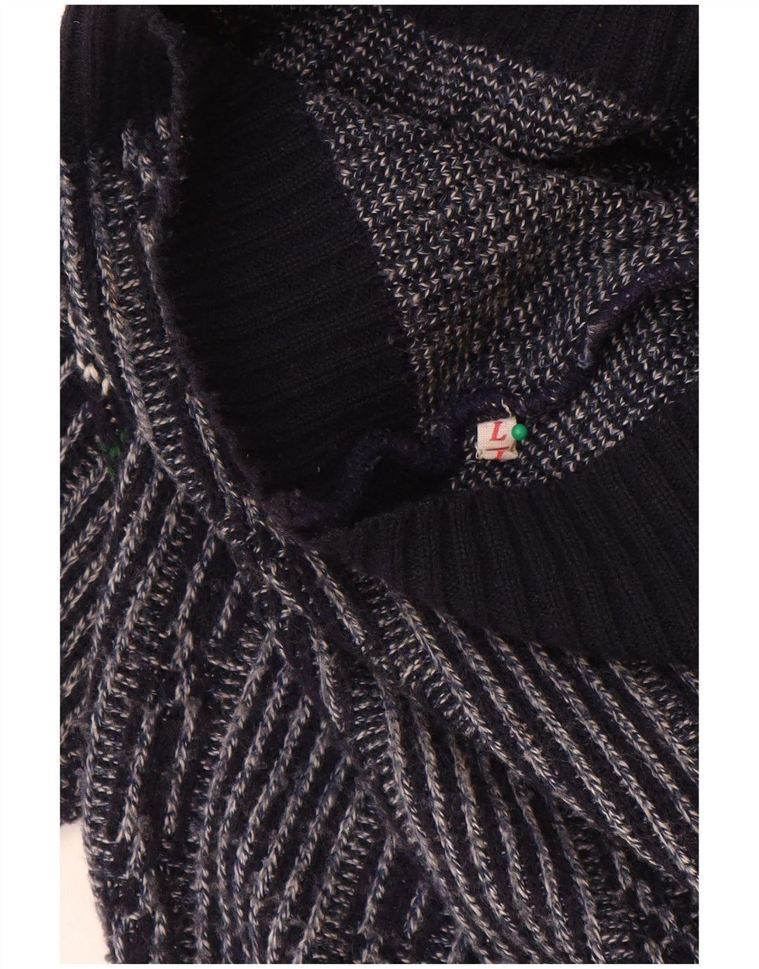 C & A Pulover pentru bărbați cu gât de barcă, mare, bleumarin, Fair Isle Poliacrilic