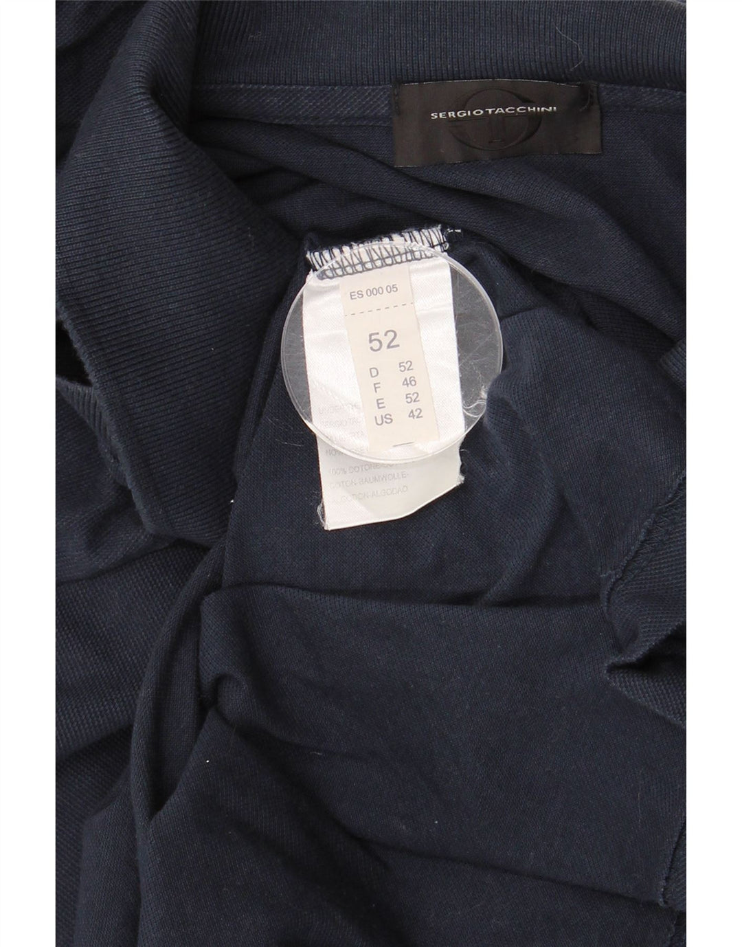 SERGIO TACCHINI Tricou Polo pentru bărbați IT 52 Mare Bumbac Bleumarin