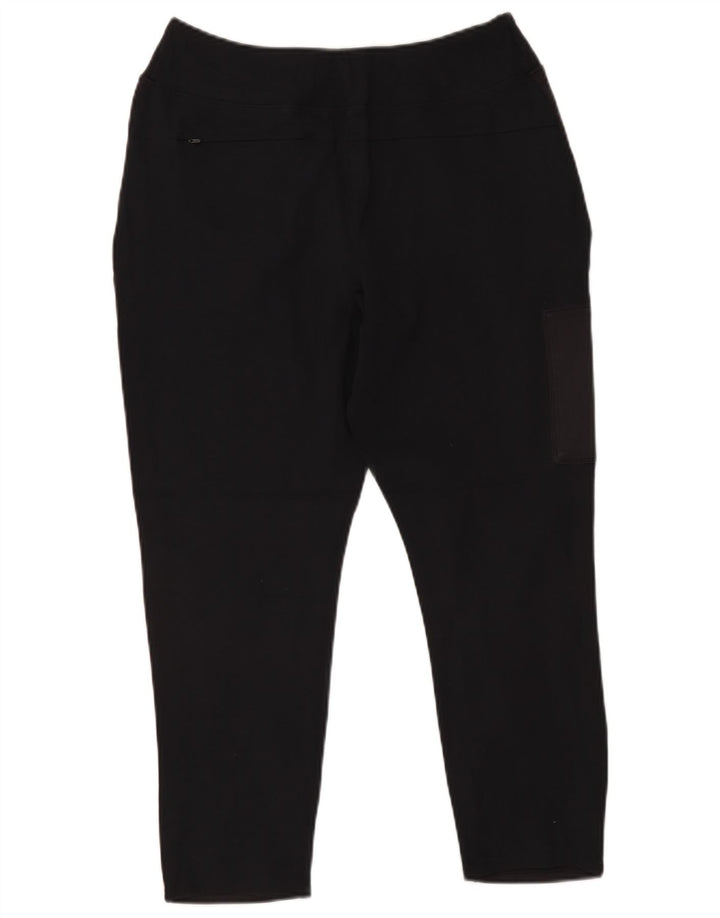 Pantaloni cargo subțiri pentru femei Marks & Spencer UK 16 Large W32 L25 Black
