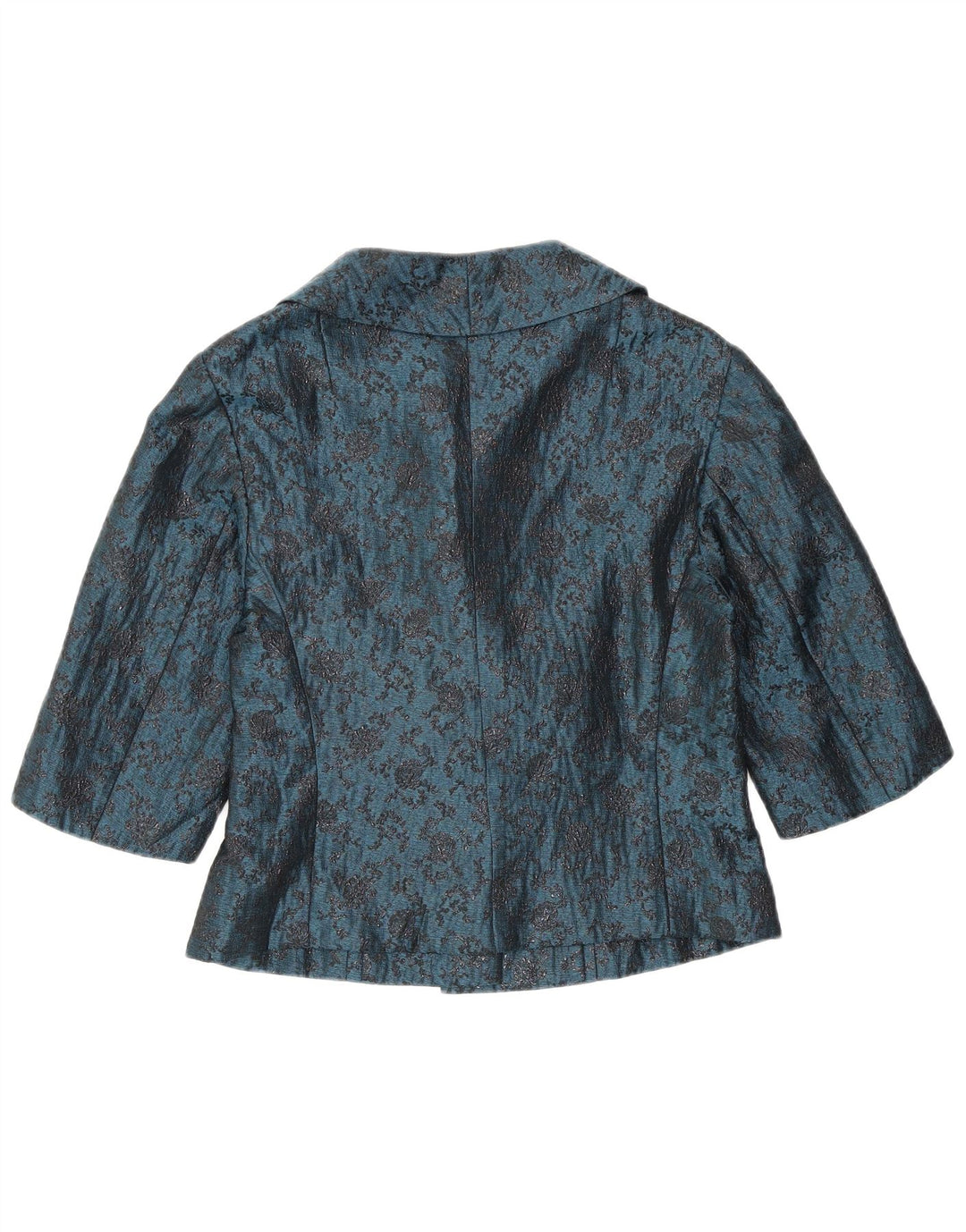 Set de 2 bucăți Vintage pentru femei, 2 nasturi, UK 12 Medium Blue Floral