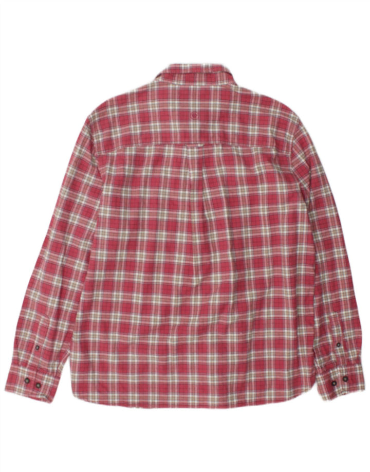 Cămașă pentru bărbați Fat Face Regular Fit XL, bumbac cu carouri roșii