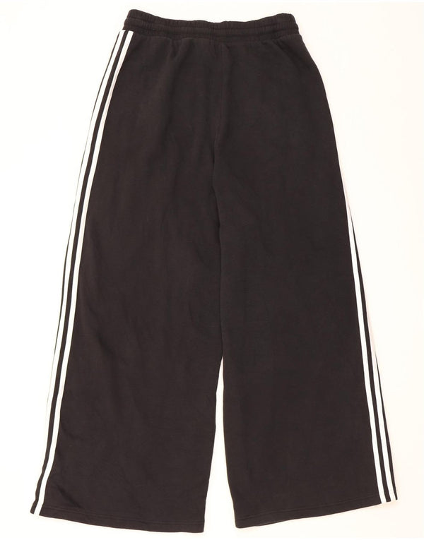 Pantaloni de trening Adidas pentru femei cu picioare largi UK 16/18, bumbac negru mare