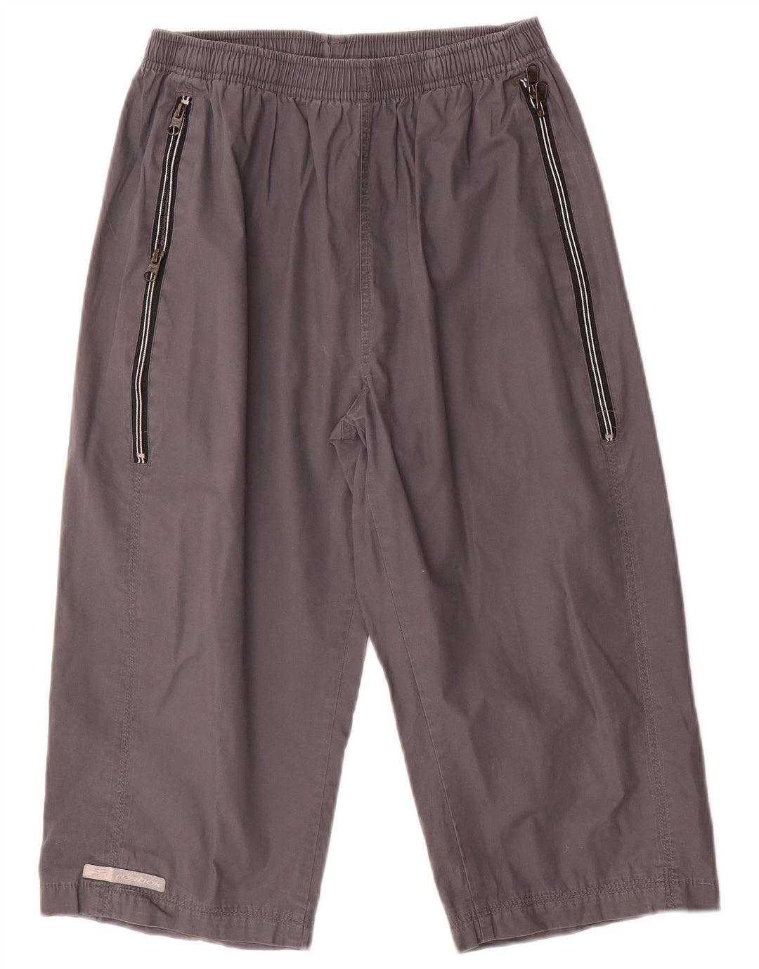 REEBOK Mens Bermuda Sport Shorts XS  Grey Cotton