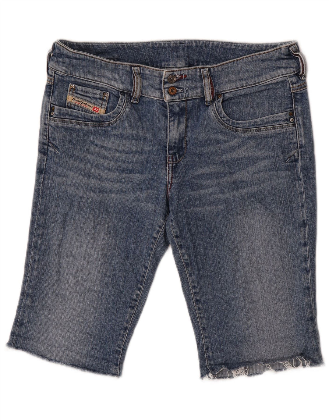 Pantaloni scurți din denim pentru femei Diesel W32, mare, albastru, bumbac