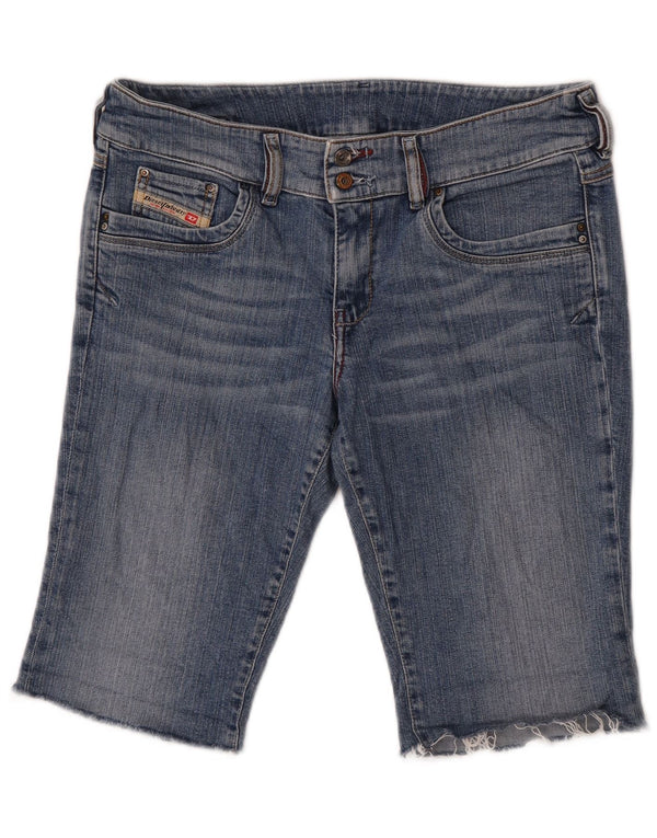 Pantaloni scurți din denim pentru femei Diesel W32, mare, albastru, bumbac