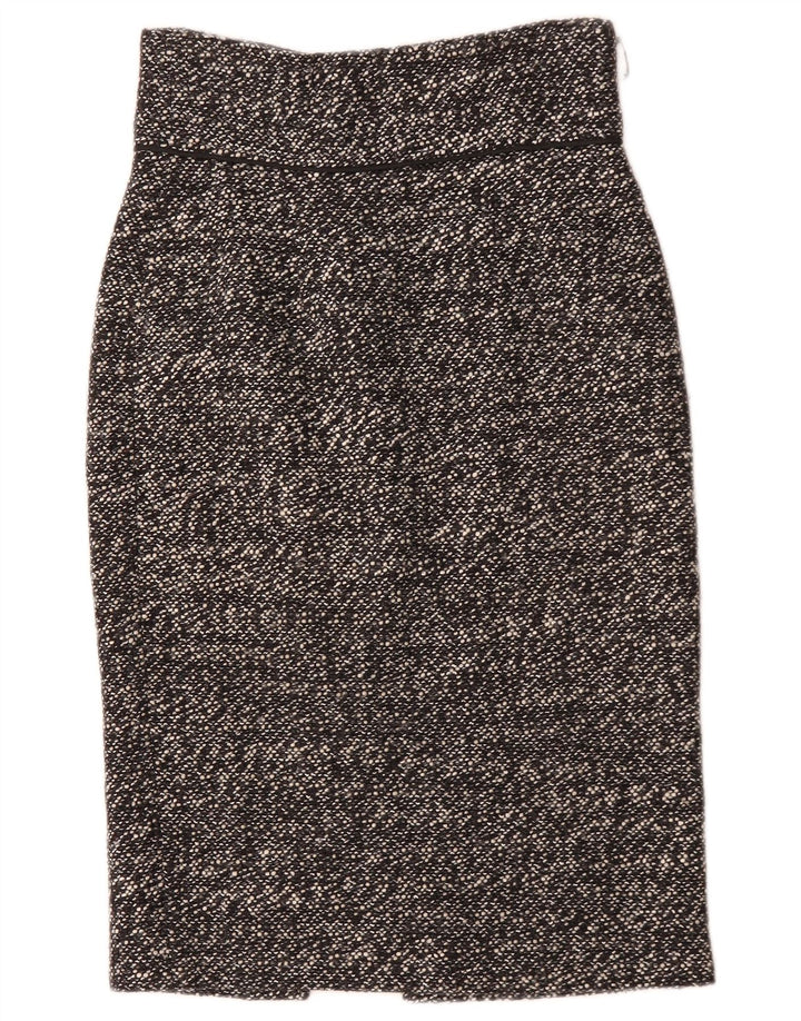 Fusta creion pentru femei Zara Mic W26 Acrilic pete negru