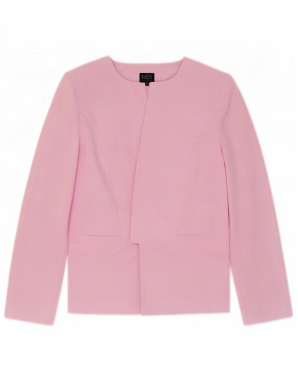 Jachetă pentru femei Marks & Spencer Open Blazer UK 14 Poliester violet mediu