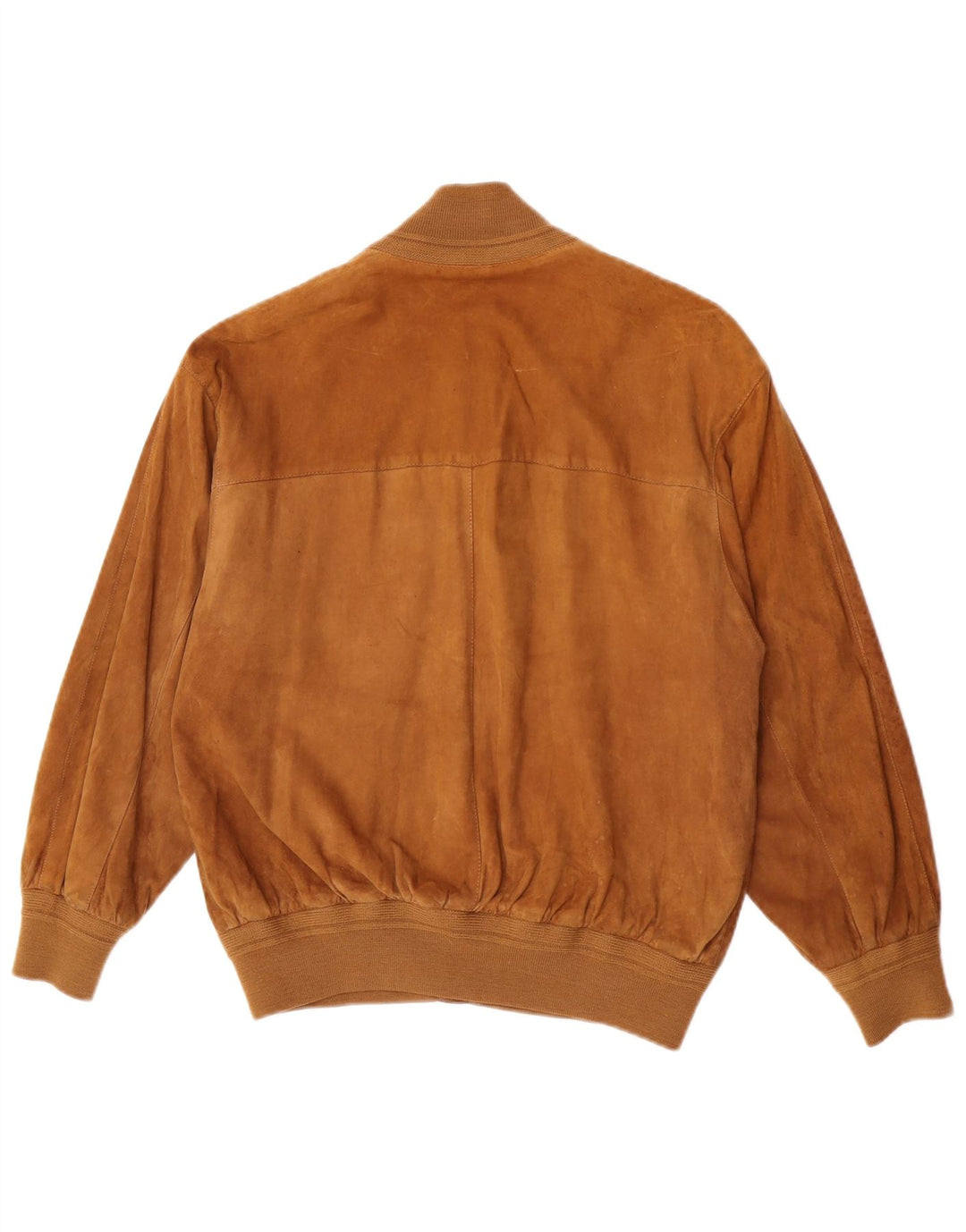 Bomber Vintage pentru femei de piele intoarsa EU 38 Maro Mediu Retro