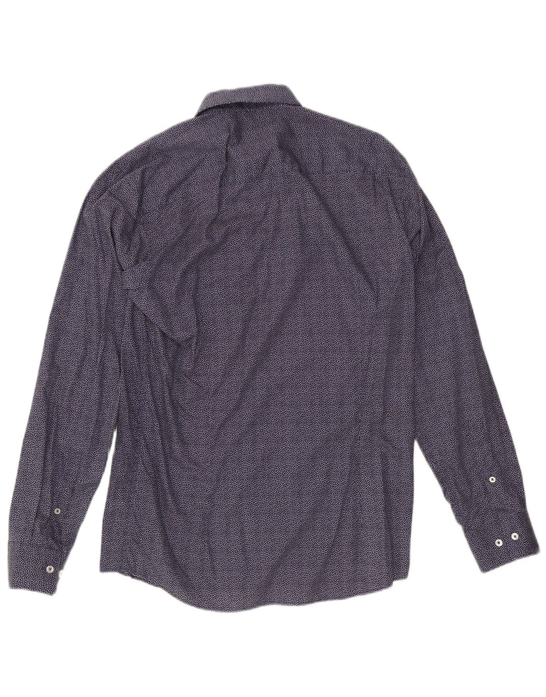 Cămașă pentru bărbați Calvin Klein Slim Fit Mărimea 41, mare, albastru, bumbac cu pete