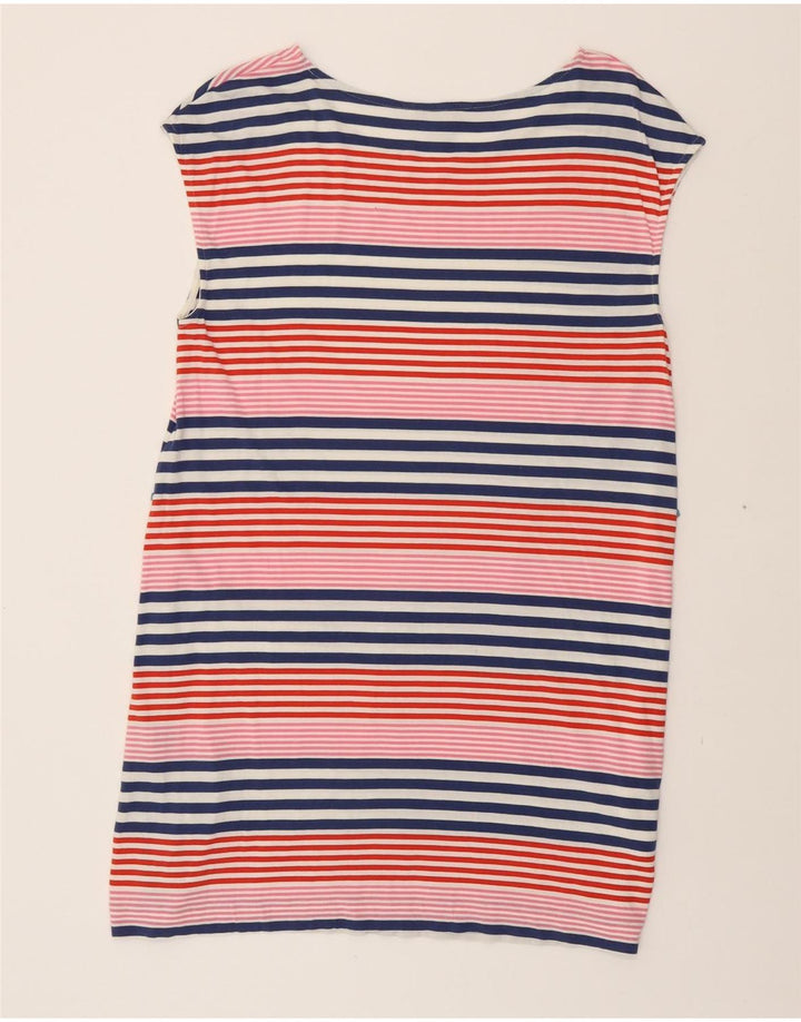 BODEN Womens Basic Dress UK 14 Medium Multicoloured Striped Cotton Vintage Boden and Second-Hand Boden from Messina Hembry 
