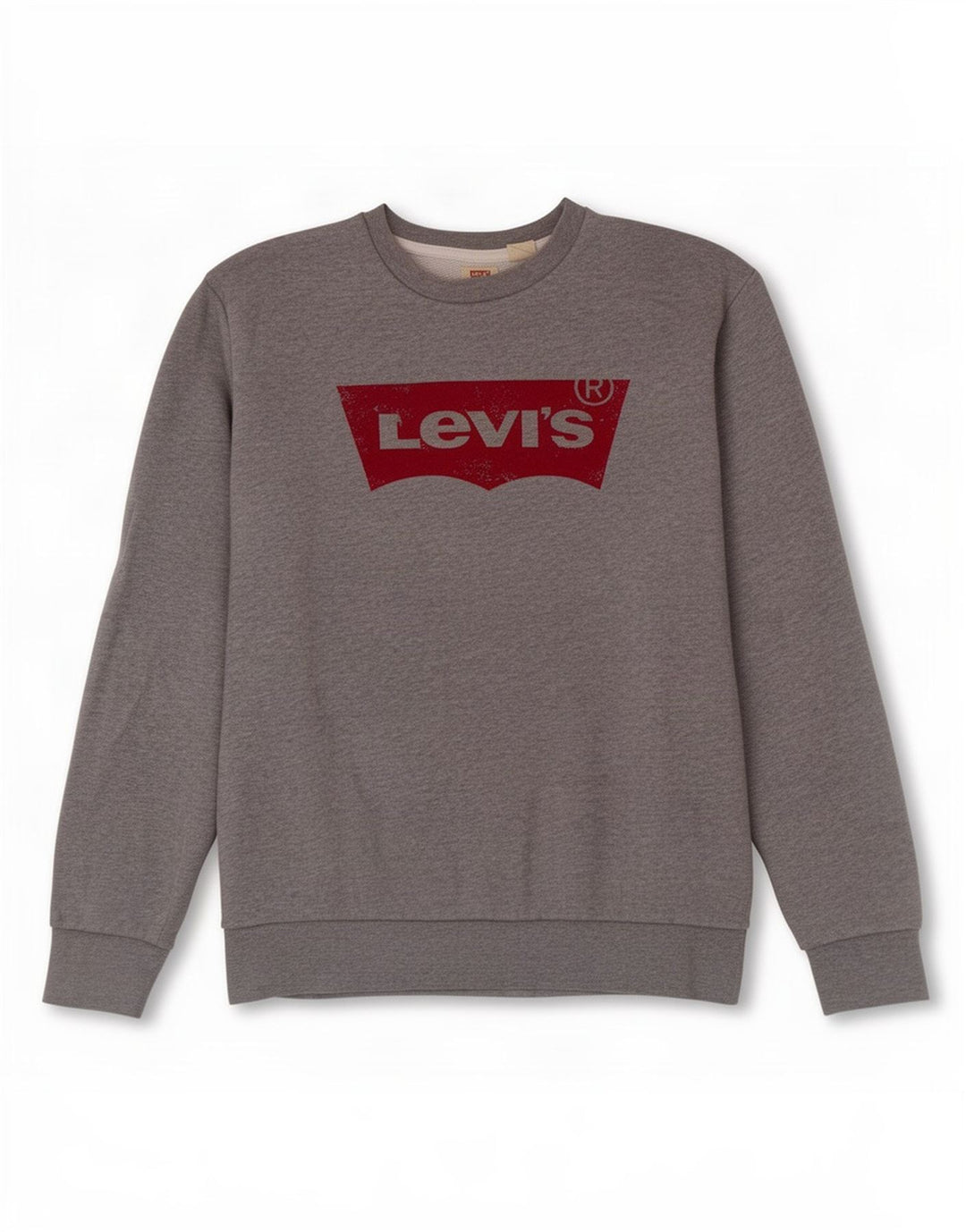 Levi's Pulover grafic pentru bărbați, bumbac mic, gri