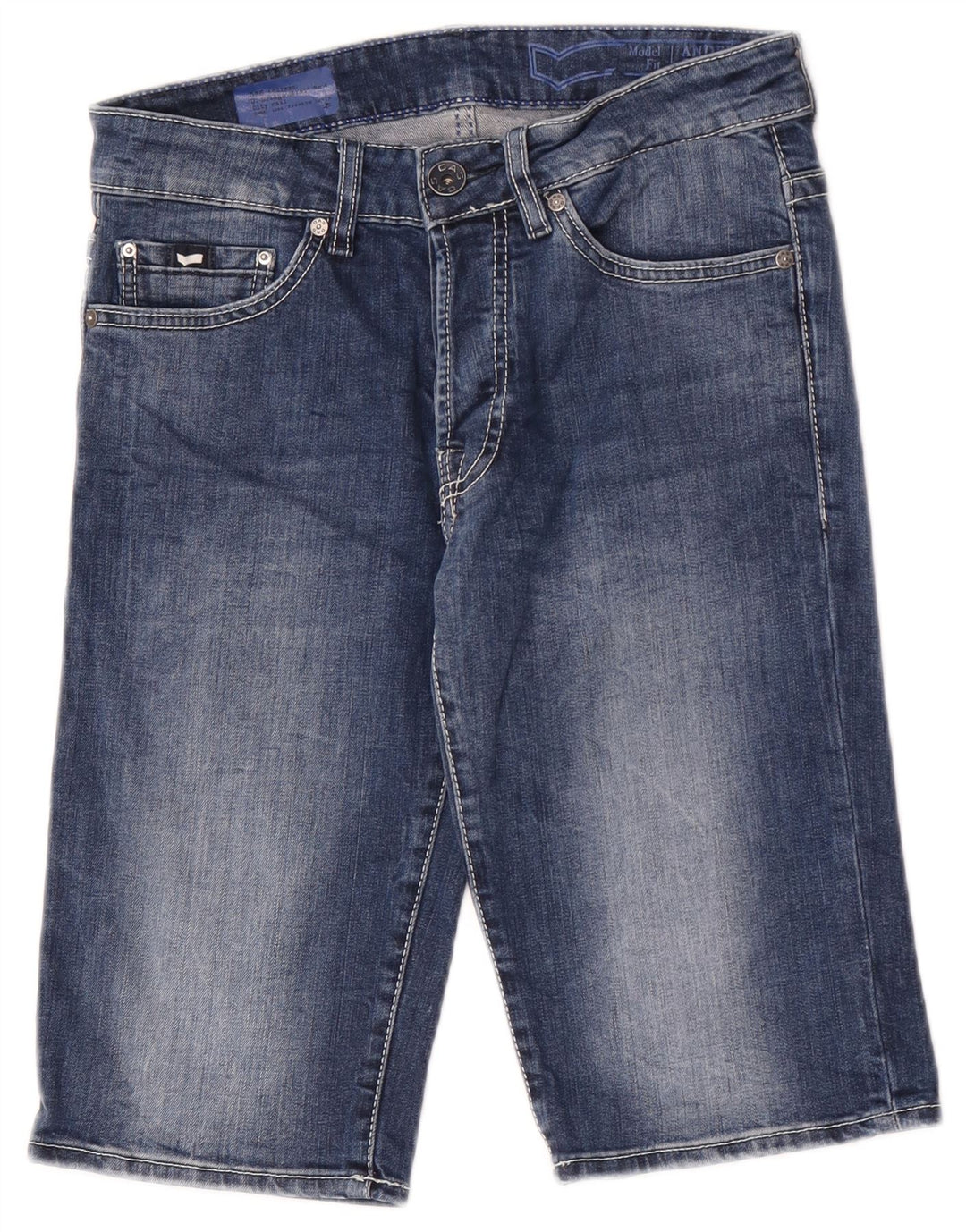 Bermudă pentru bărbați din denim Gas W30 Medium Blue
