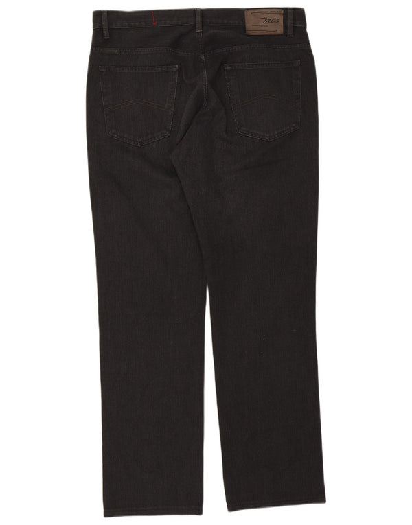 Marlboro Classics Pantaloni casual drepti Dawson pentru bărbați W38 L34, bumbac negru