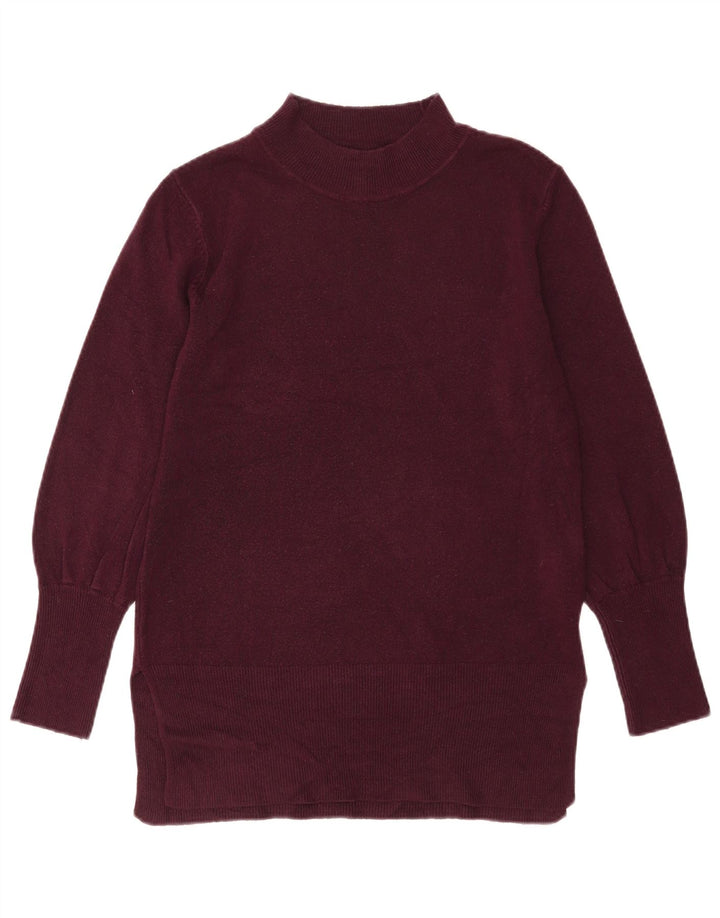 Pulover cu gât țestoasă pentru femei Marks & Spencer UK 14 Burgundy mediu