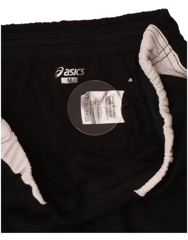 Pantaloni scurti sport Asics pentru femei UK 14 Medium Black Colorblock
