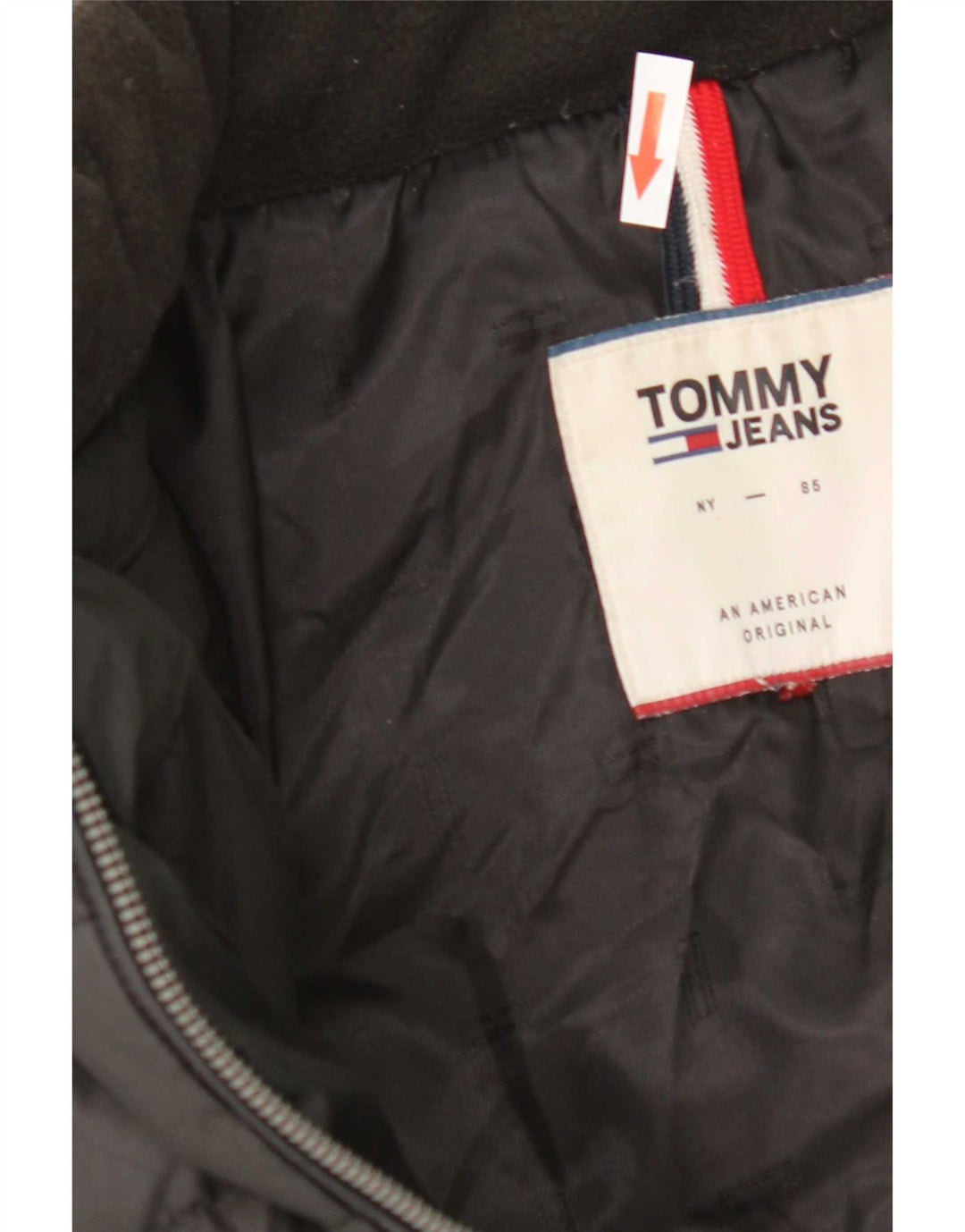 Jachetă căptușită pentru femei Tommy Hilfiger UK 14 Poliester mediu negru