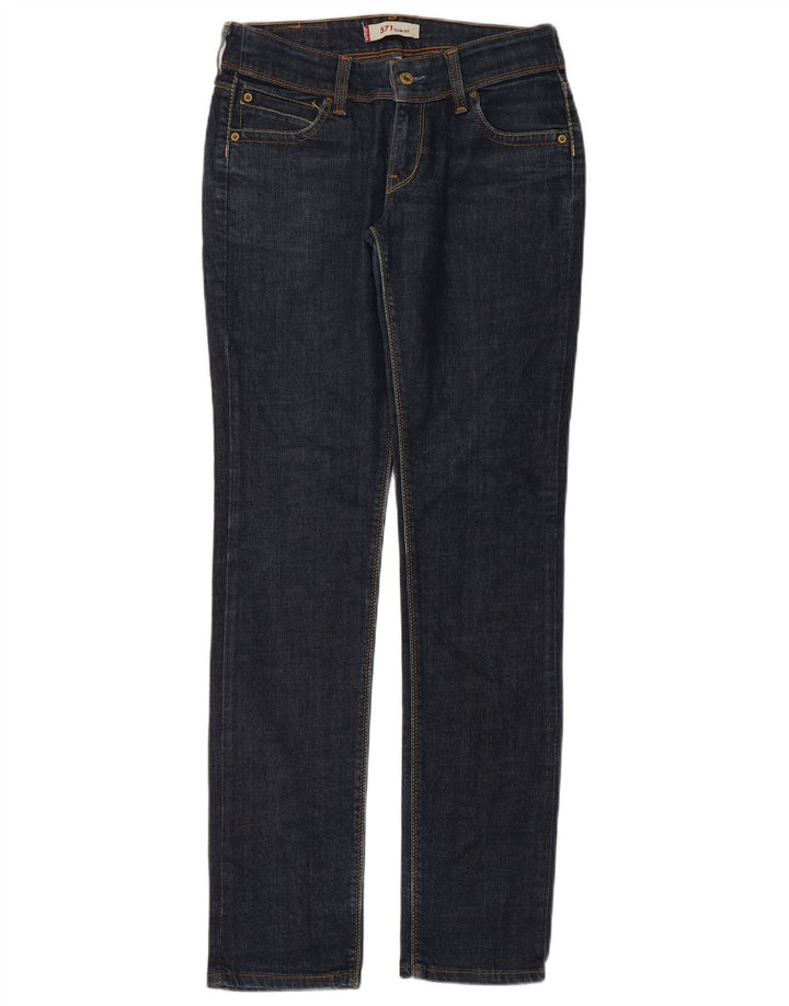 Blugi Levi's 571 Slim pentru femei W30 L34 Bumbac albastru