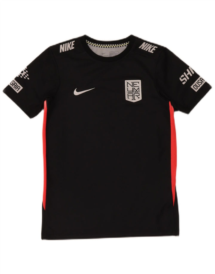 Tricou grafic NIKE Mercurial pentru băieți Top 10-11 ani Poliester negru mediu