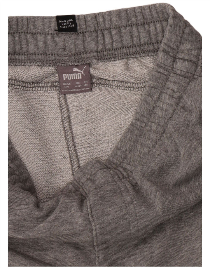Pantaloni scurți sport Puma pentru băieți 11-12 ani, gri