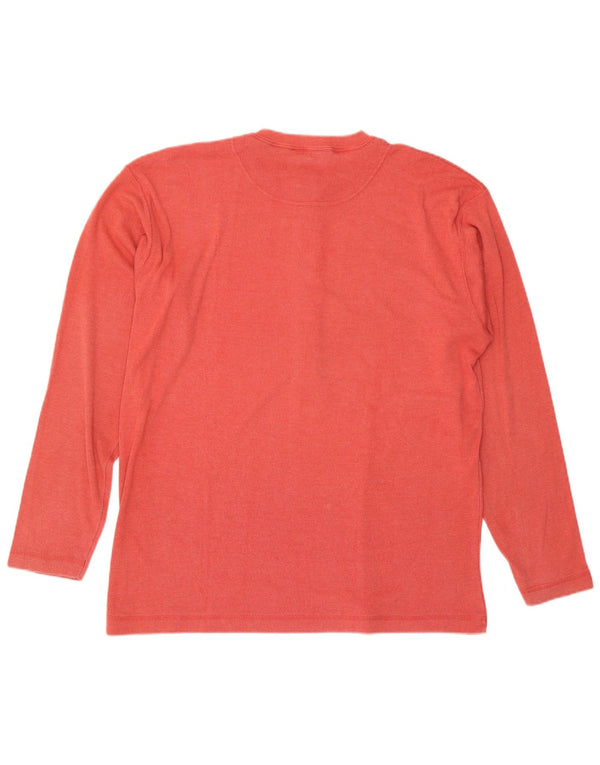Think Pink Mens Top Long Sleeve XL Red