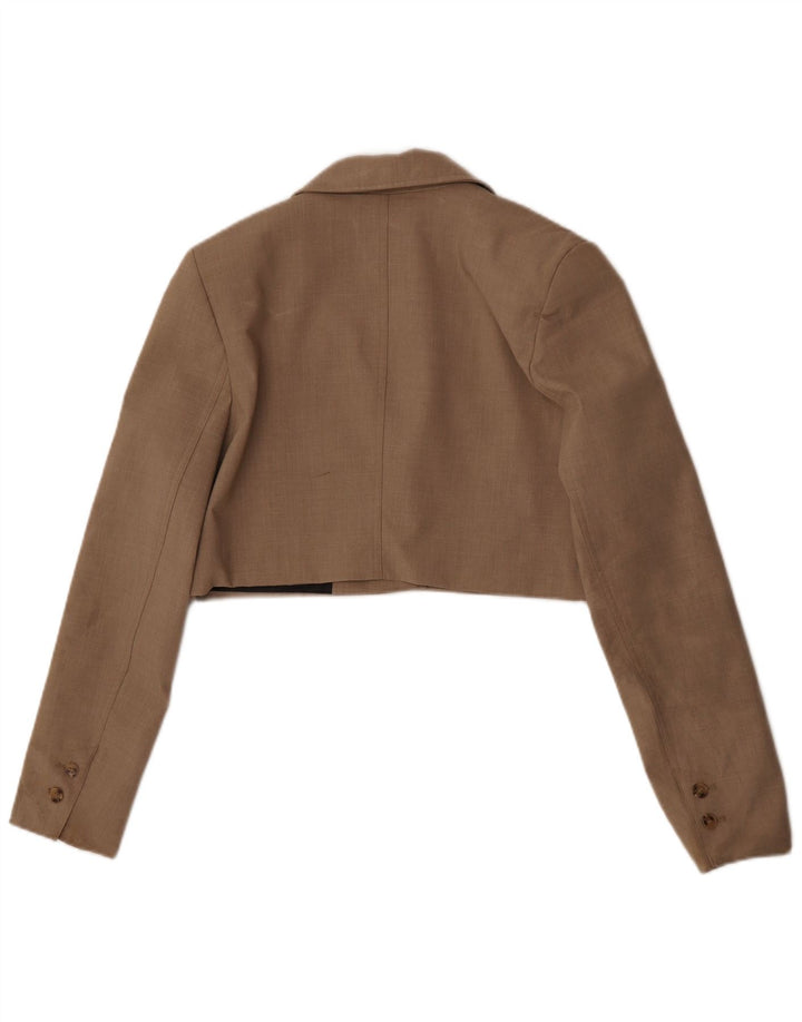 Jachetă Bolero Femei Zara UK 10 Mic Maro