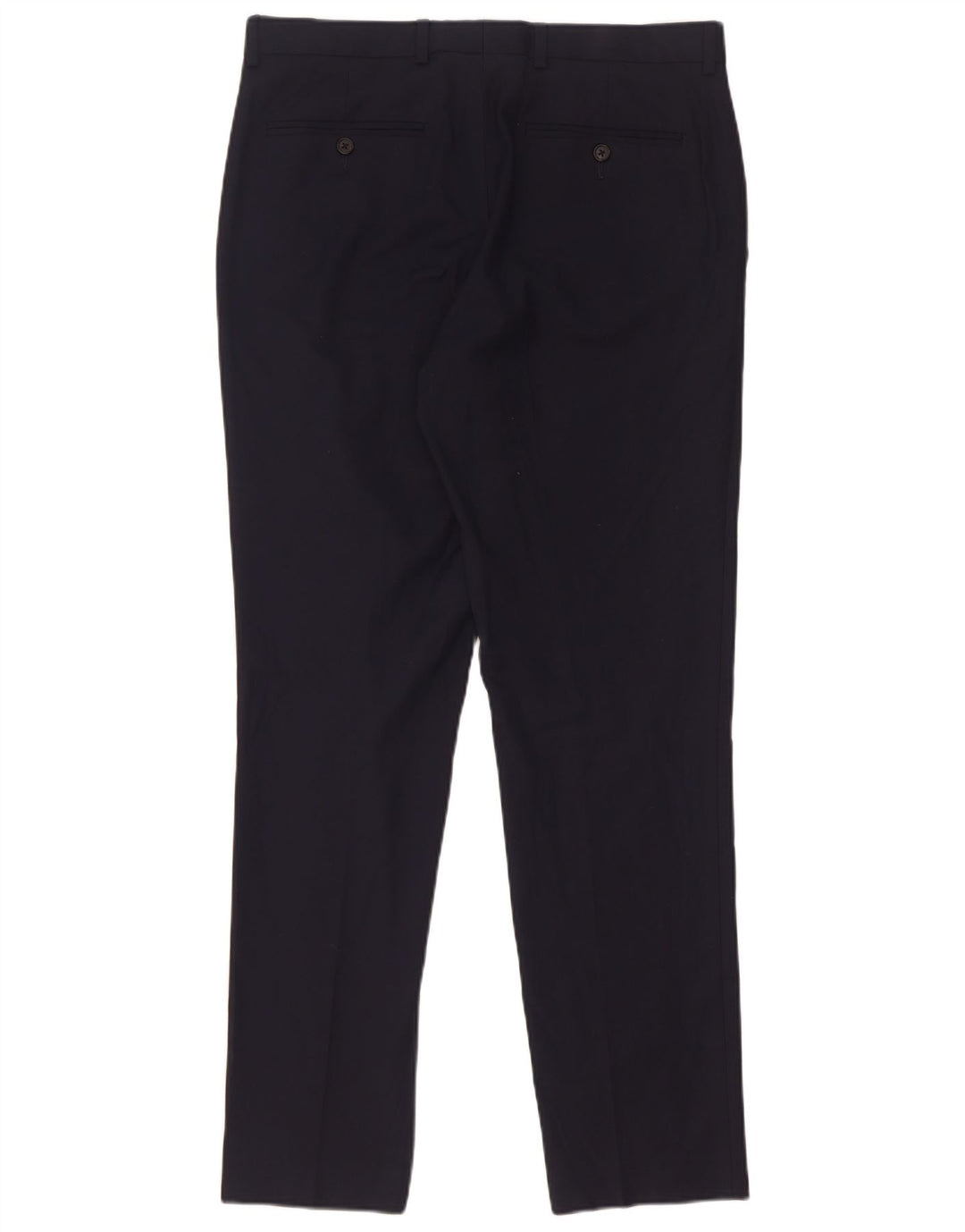 Marks & Spencer Pantaloni de costum slim pentru bărbați L32 L31 Poliester bleumarin