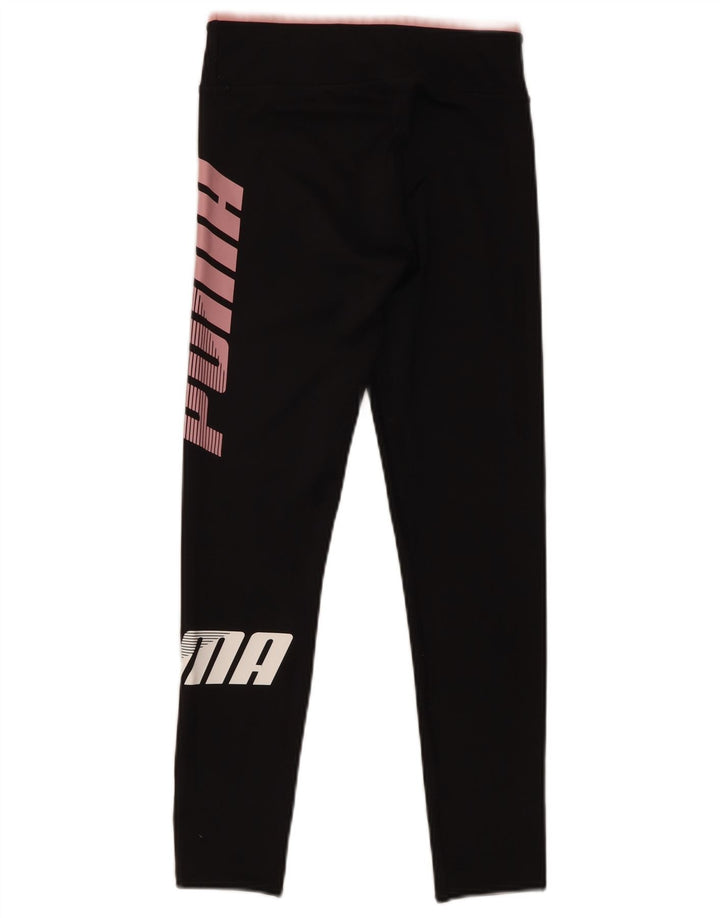 Leggings grafic Puma Fete 11-12 ani poliester negru