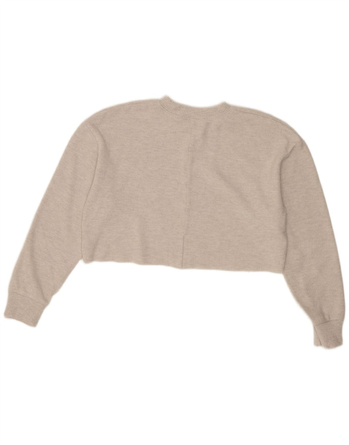 Bluză Crop Top Femei Zara UK 14 Medium Bej