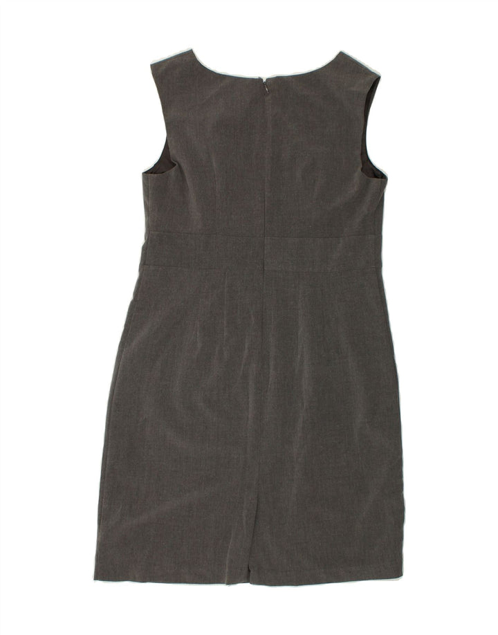 MOSSIMO Womens Sleeveless Sheath Dress US 12 Large Grey Polyester Vintage Mossimo and Second-Hand Mossimo from Messina Hembry 