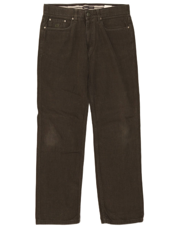 HENRY COTTONS Pantaloni casual drepti pentru bărbați L33 L30 Bumbac kaki