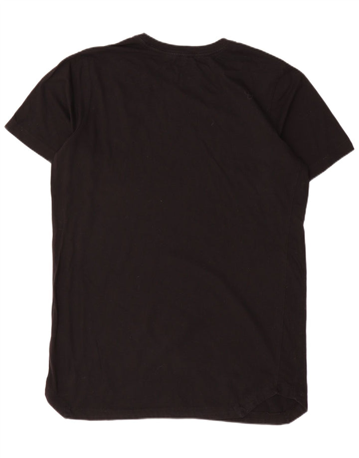 Tricou obișnuit cu mânecă scurtă Nike pentru bărbați Top mare din bumbac negru
