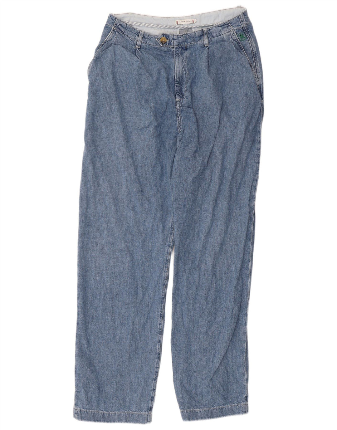 TOMMY HILFIGER Blugi drepti pentru femei EU 38 Medium W32 L31 Blue Bumbac