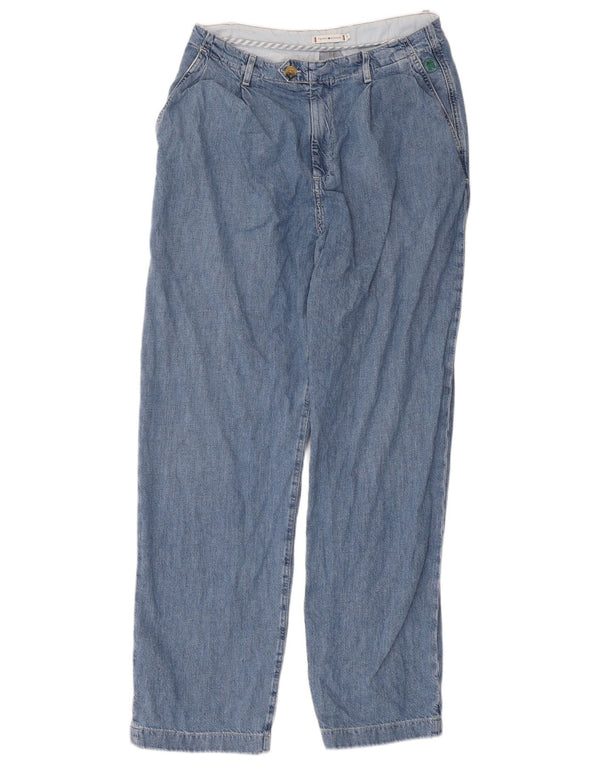 TOMMY HILFIGER Blugi drepti pentru femei EU 38 Medium W32 L31 Blue Bumbac