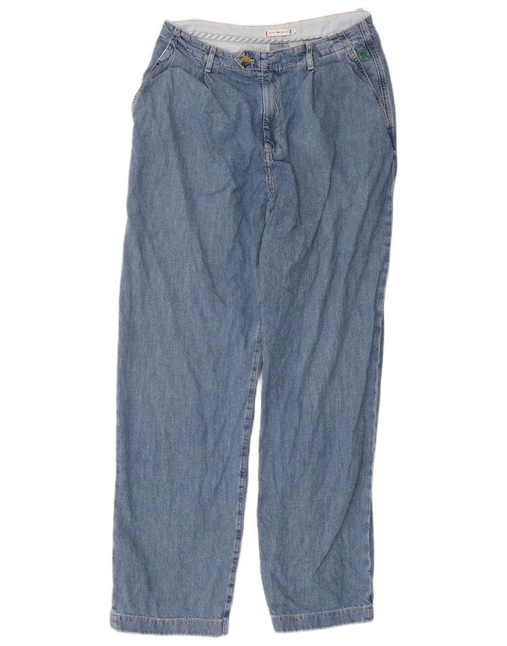TOMMY HILFIGER Blugi drepti pentru femei EU 38 Medium W32 L31 Blue Bumbac