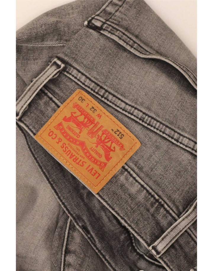 Blugi conici 512 distressed Slim Tapered pentru bărbați Levi's W32 L30 gri