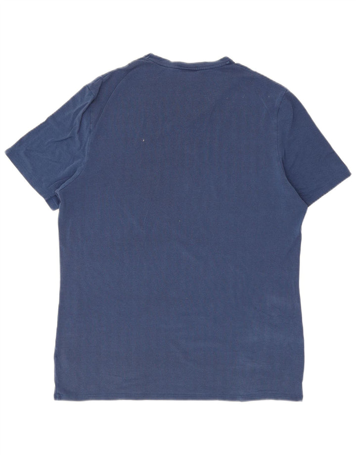 Tricou pentru bărbați Fila Top XL Blue Herringbone Bumbac