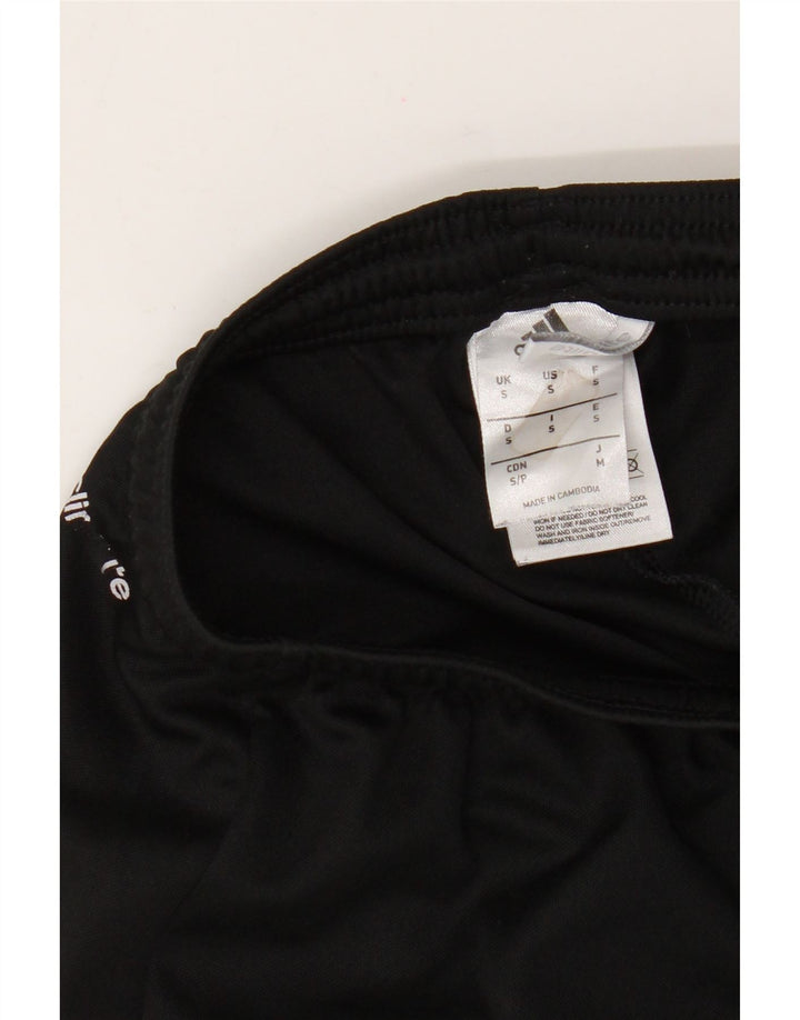 Pantaloni scurți sport adidas Climalite pentru băieți 9-10 ani poliester negru mic