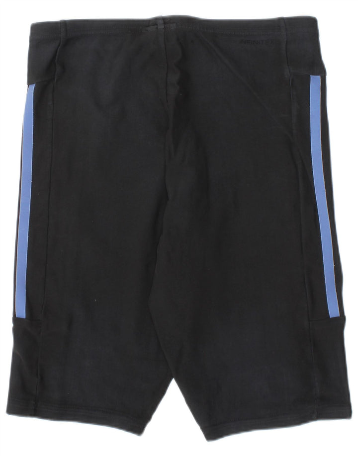 Pantaloni scurți sport pentru băieți ADIDAS 9-10 ani poliester negru