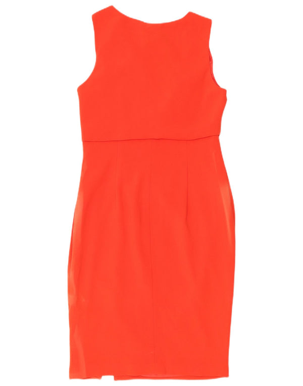 Rochie teacă fără mâneci pentru femei Coast UK 12 Triacetat roșu mediu