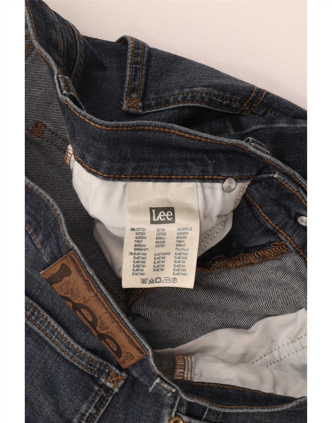 Blugi pentru bărbați Lee Arvin Slim W32 L32 Bumbac bleumarin