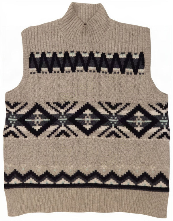 Marks & Spencer Vestă pentru bărbați Tank Top Medium Gri Poliester Geometric