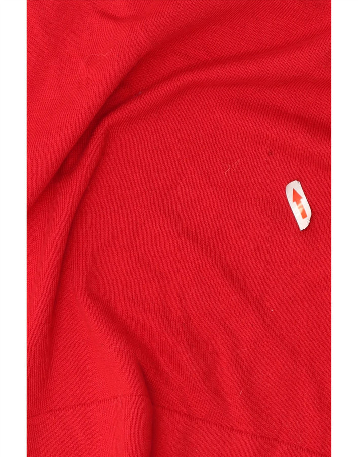 Pulover Calvin Klein Jeans pentru bărbați, cu gât crew, bumbac roșu mediu